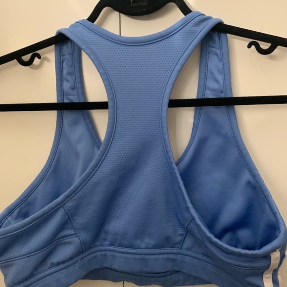 Adidas blue sports bra size large - Picture 3 of 4